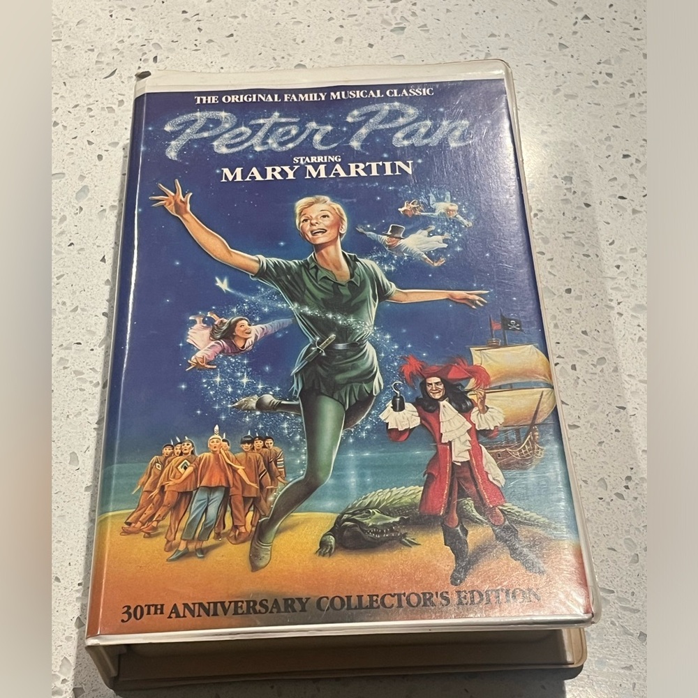 Mary Martin in Peter Pan (VHS, 1990) 30th Anniversary Collector's Edition